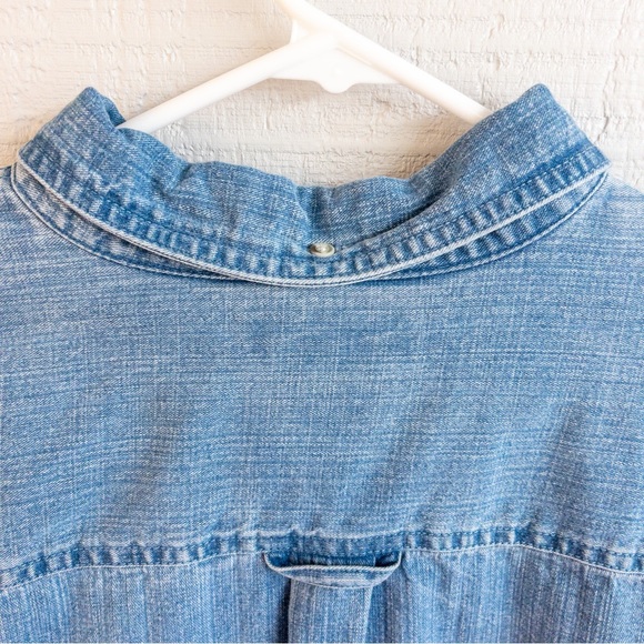 Vintage Columbia Denim Button-Down Shirt - Picture 6 of 9